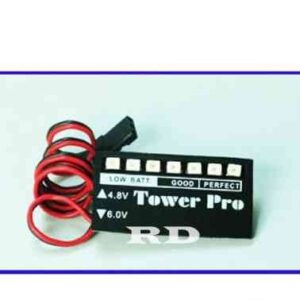 Comprobador Bateria del receptor 4,8 y 6V., TowerPro1198
