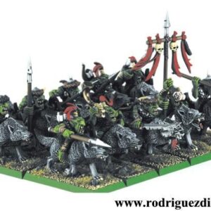 Warhammer Regimiento Jinetes de Lobo Goblins 89-11