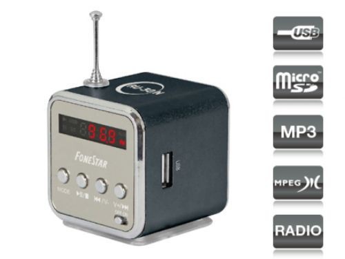 Reproductor USB,MicroSD,MP3 y Radio FM, RU-30N