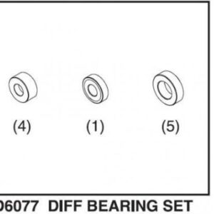 Rodamientos Set Diferencial, TTPD6077