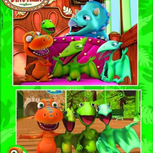 Puzzle doble dinotren Educa 15774