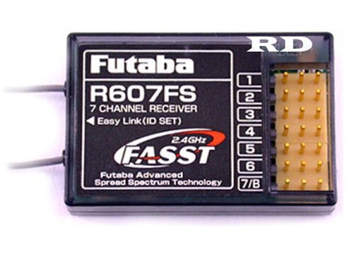Receptor Futaba 2,4Ghz. 7 canales R617FS