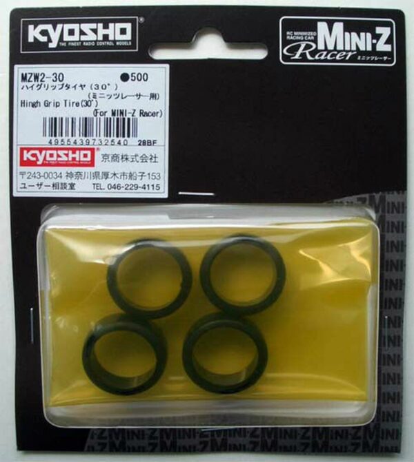 Neumático Mini Z Kyosho Parts de alto agarre MZW2-30