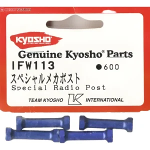 Kyosho IFW113, Soporte bandeja servos Aluminio Anodizado Azul,
