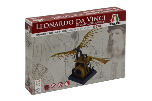 ITALERI 3108, Maquina Voladora ORNITHOPTER de Leonardo da Vinci